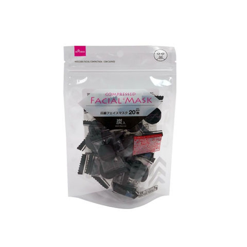 Compressed Facial Mask with Charcoal