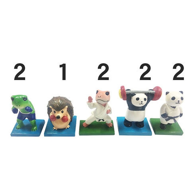 Frog Figurine -Sports -Friends B-