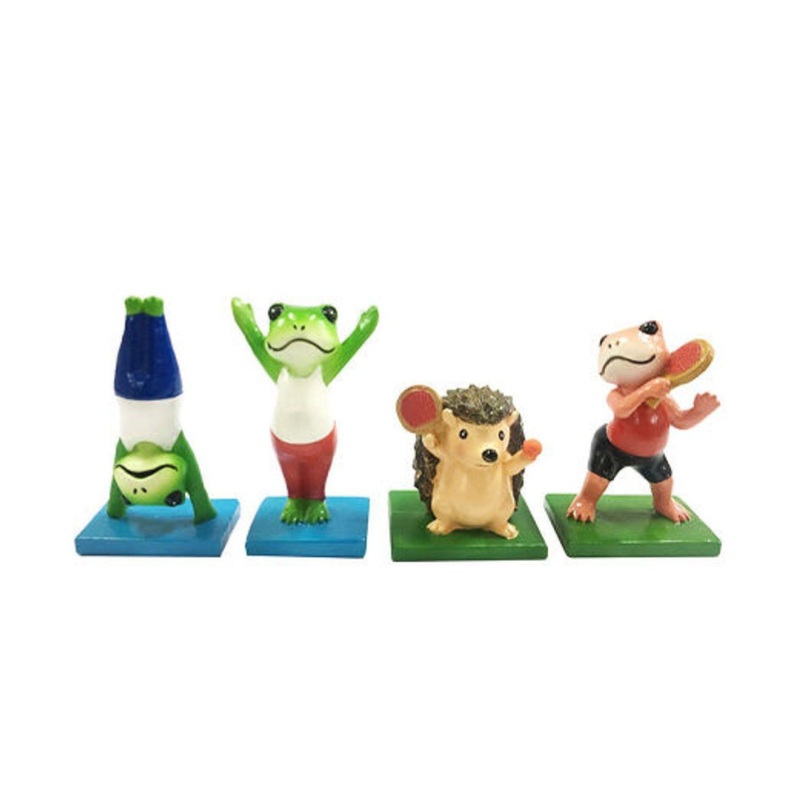 Frog Figurine Sports Friends C