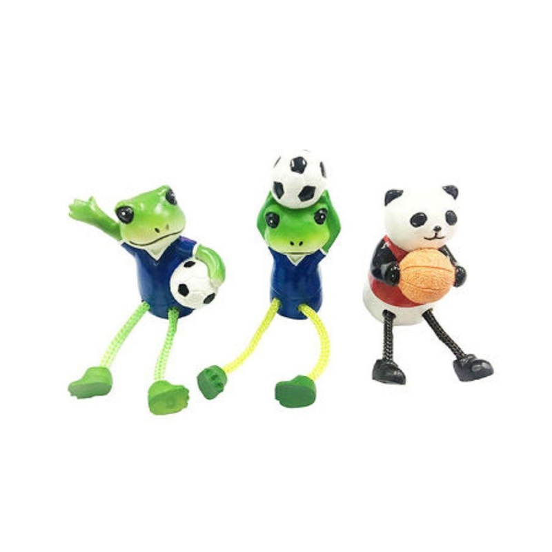 Frog Figurine Sports Swinging Type B