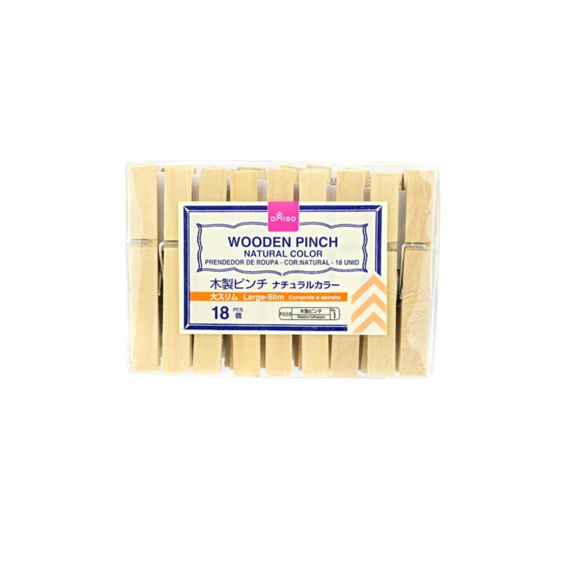 Wooden Pinch Natural Color