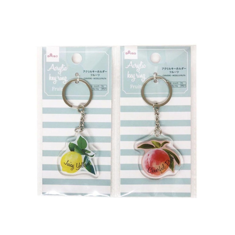 Acrylic Key Ring Fruits