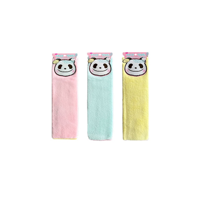 Fluffy Face Towel Colored