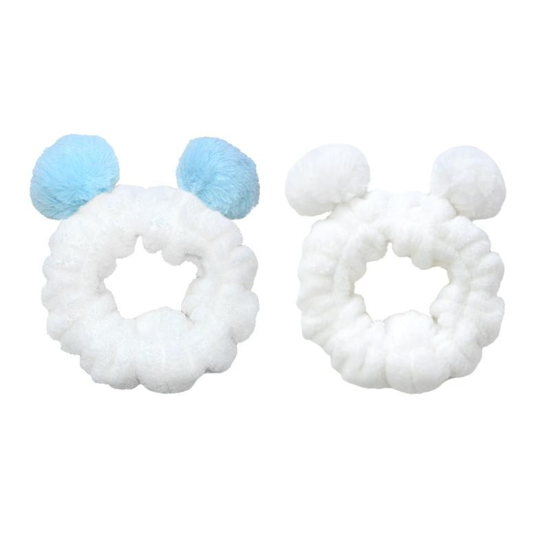 Fluffy Hair Band -Bear-