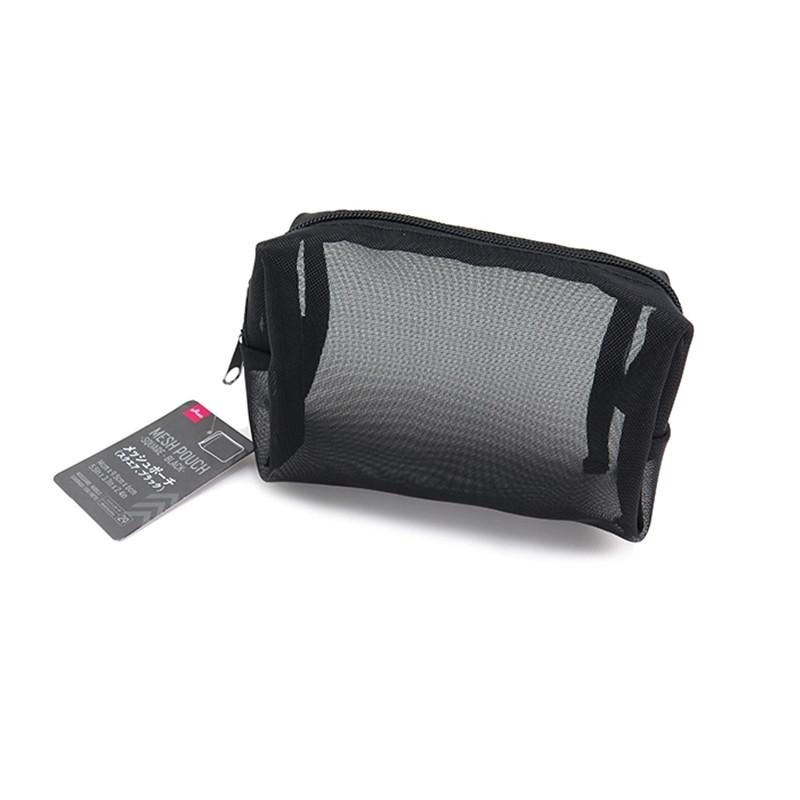 Mesh Pouch -Square - Black-