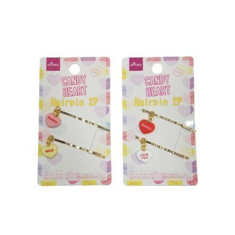 Hairpins Candy Hearts