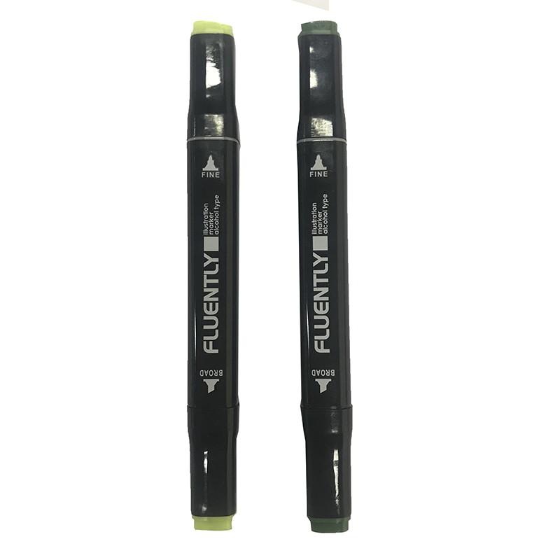 Illustration Marker-Light Green-Green-
