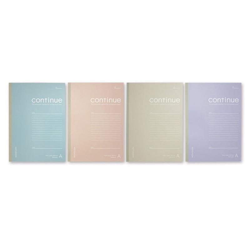 Semi B5 Notebook - A Ruled Line 50 Sheets Smoky Color -