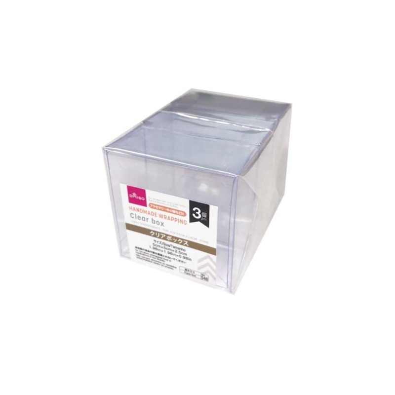 Clear Boxes 5cm x 5cm x 2.5cm