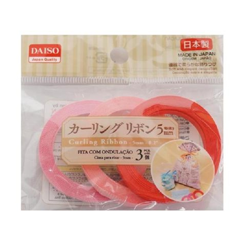 Curling Ribbon 5mm Pink Red