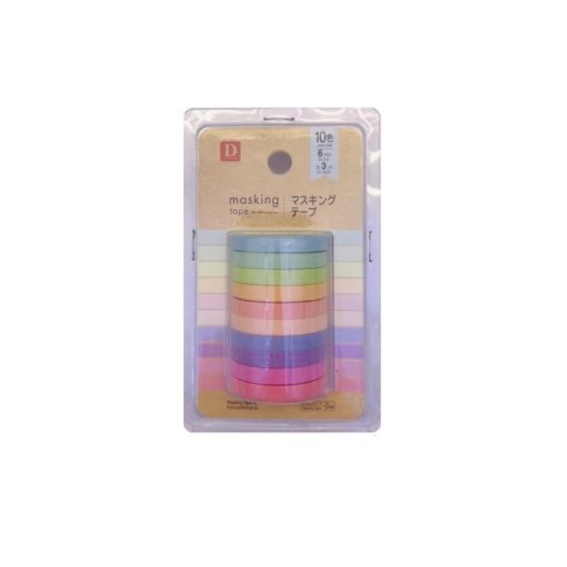 Masking Tape B Ten Colors 6mm x 3m