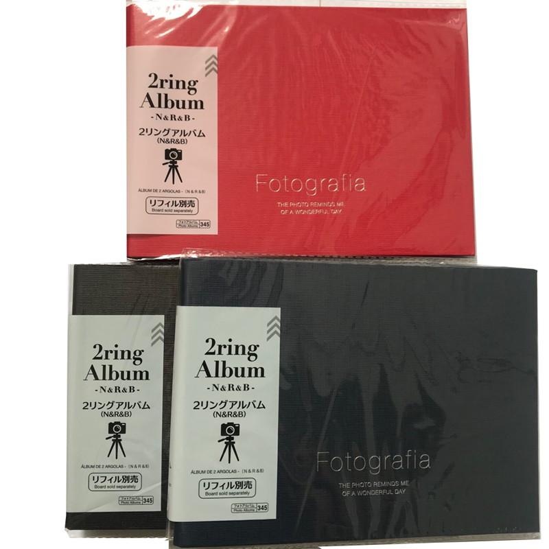 Two Ring Album Red/Navy/Black