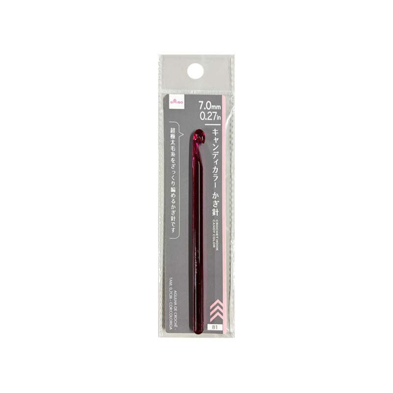 Crochet Hook Candy Color 7mm