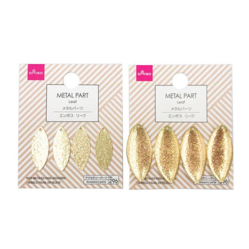 Metal Parts Embossed Leaf