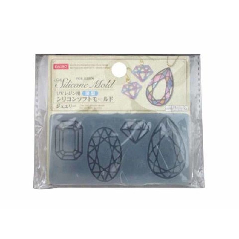 Thin Soft Silicone Molds for UV Resin Jewelry