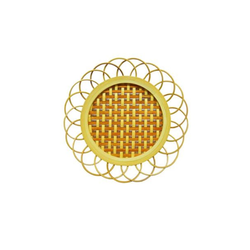 Bamboo Sunflower Coaster No. 7