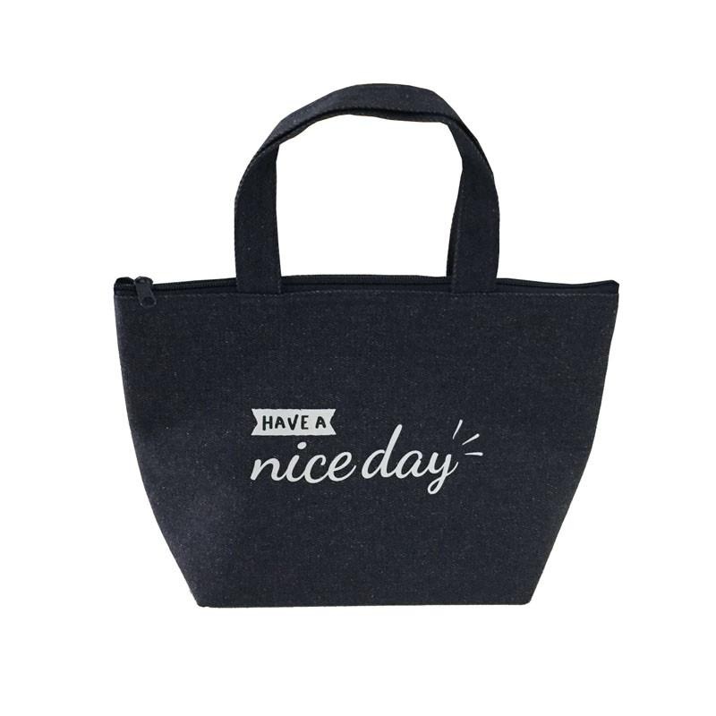 Boat Shaped Lunch Tote Bag Denim