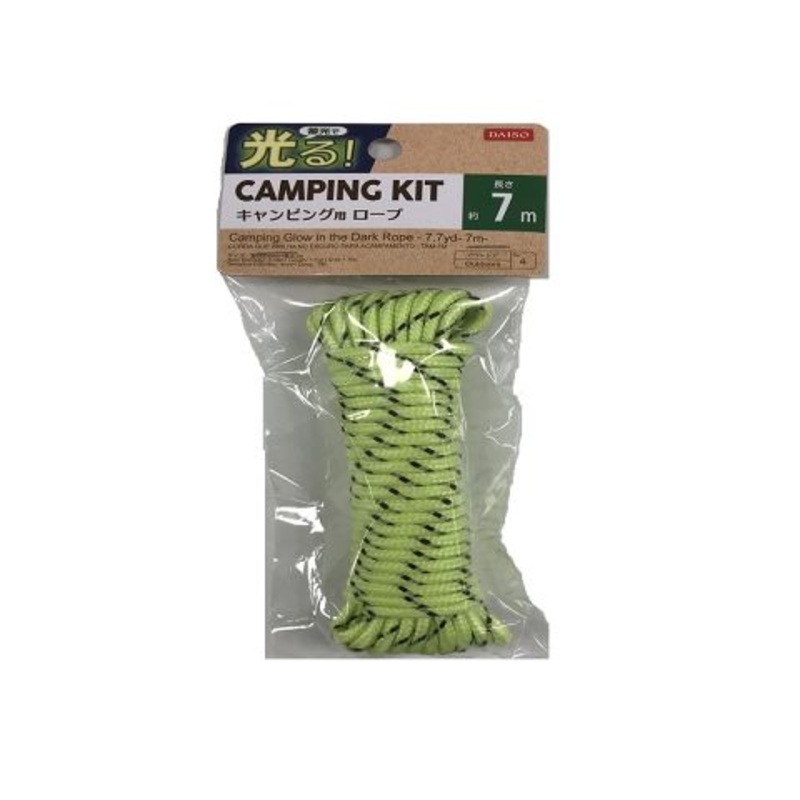Camping Glow in The Dark Rope 7m