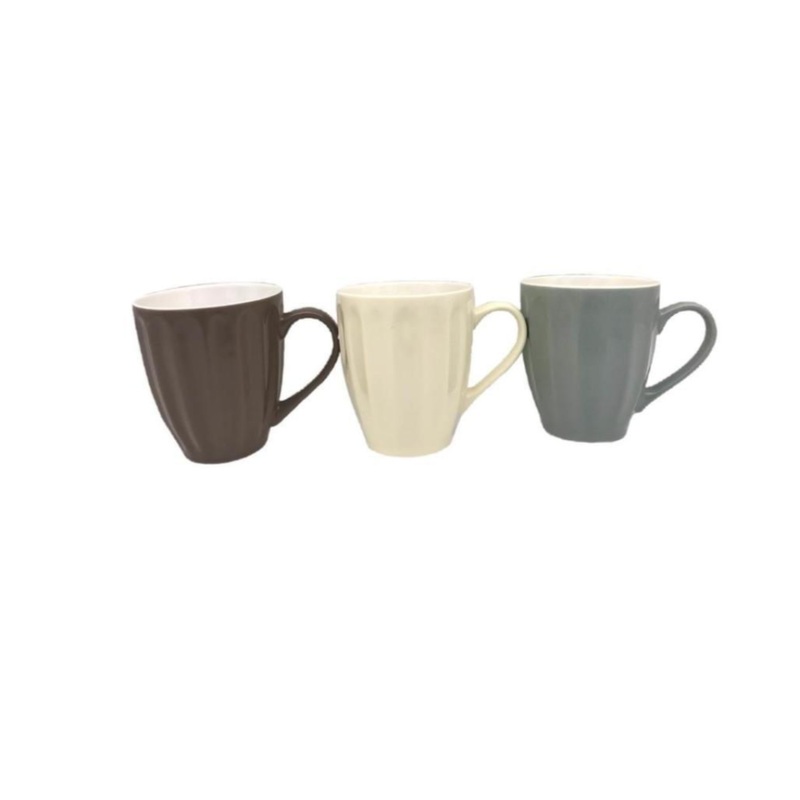 Pastel Embossed Mug Cup 330ml