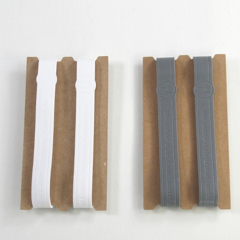 Silicone Lunchbox Belt Delicious Pattern 2Pcs