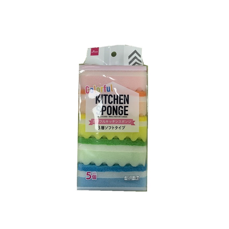 Colorful Kitchen Sponge Soft Layered