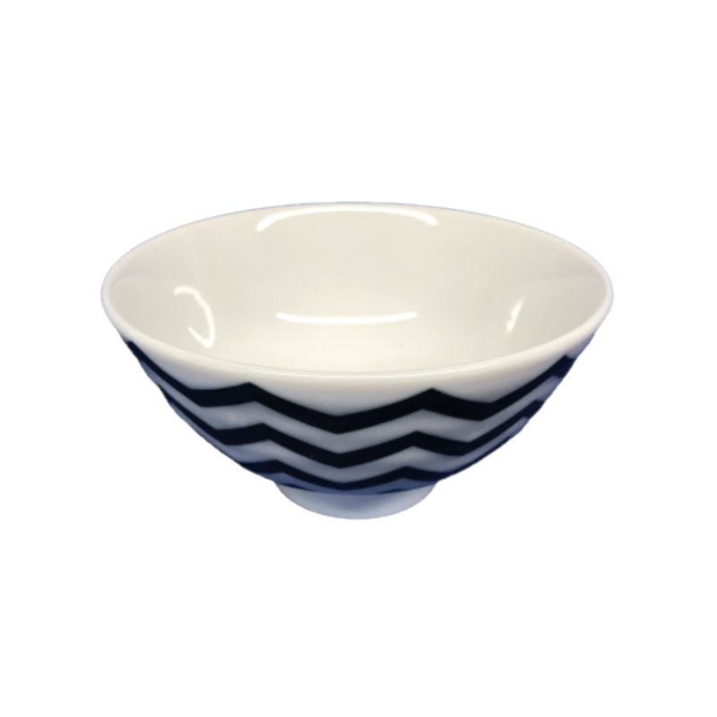 Round Rice Bowl ZigZag 11.4cm x 5.7cm