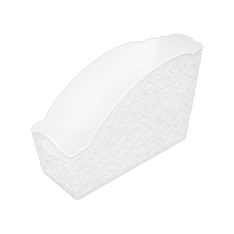 File Stand Decorative White