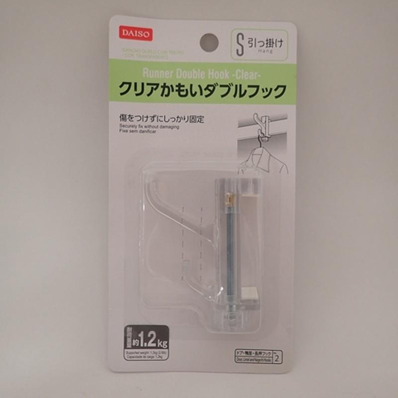 Runner Double Hook -Clear-