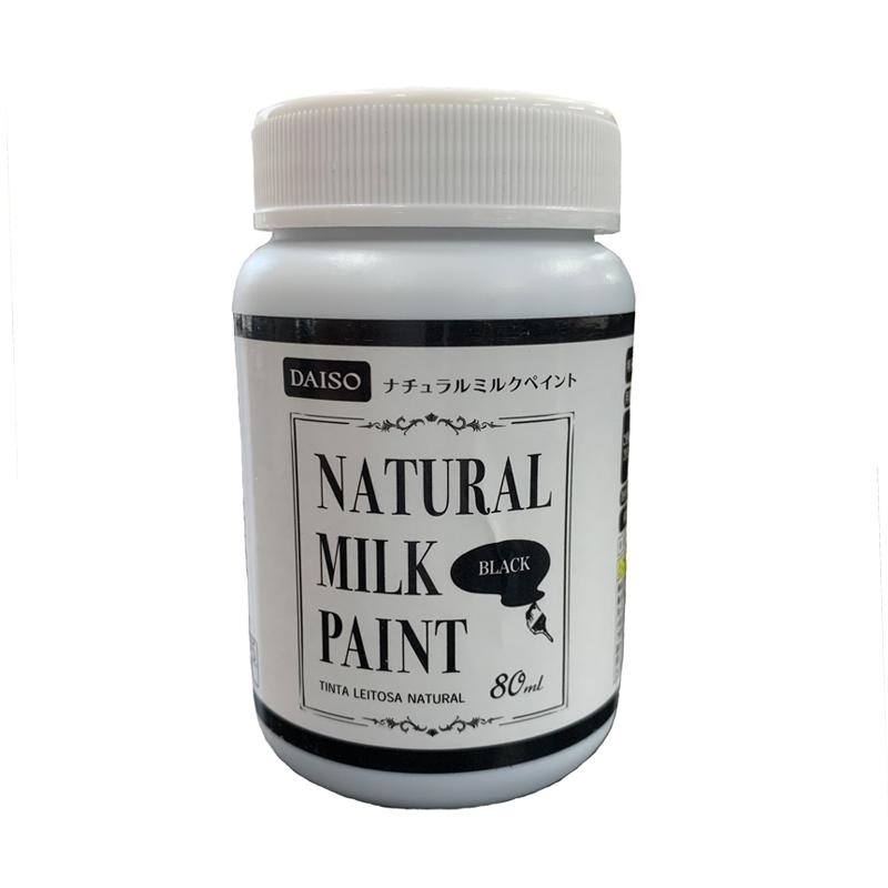 Natural Milk Paint -2 - 80Ml - 2.7Fl Oz - Black - Water Based-
