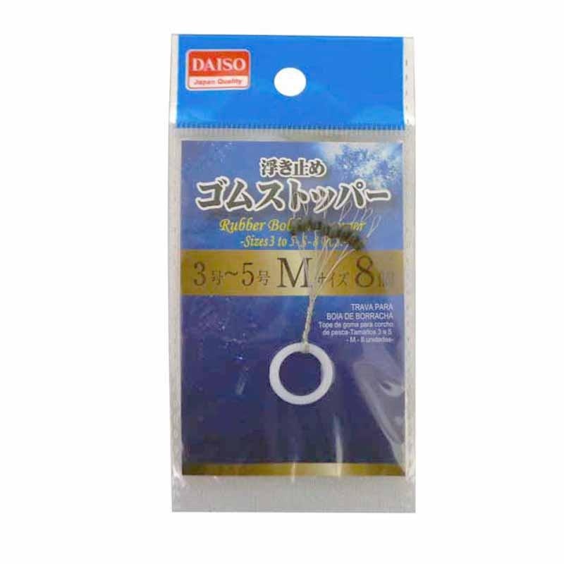 Rubber Bobber Stopper - Size 3 To 5 - 8Pcs