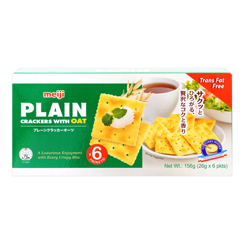 Plain Crackers with Oat