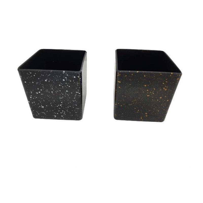 Square Flower Pot -8Cm X 8Cm X 8Cm - 3.1In X 3.1In X 3.1In-