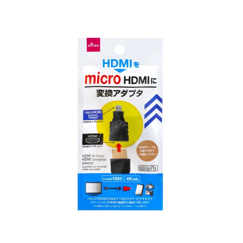 HDMI To Micro HMDI Converter Adapter