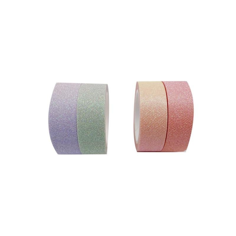 Masking Tape - Pastel Glitter A - 15Mm X 3M - 0.59In X 3.28Yd - 2Pcs.-