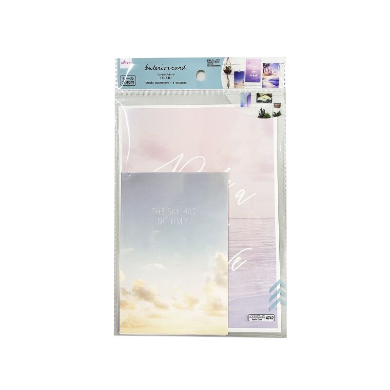 Interior Cards -E - 5 pcs.-