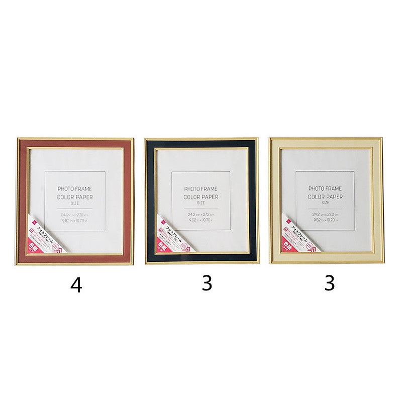 Photo Frame -Color Paper Size - Wide-