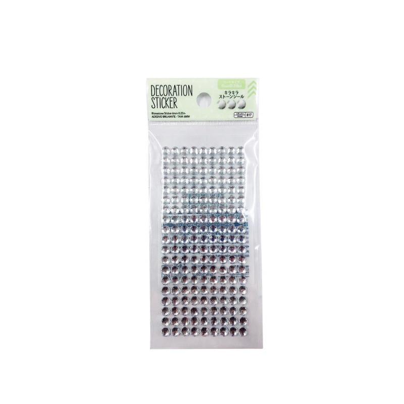 Rhinestone Sticker-6mm-0.23in-