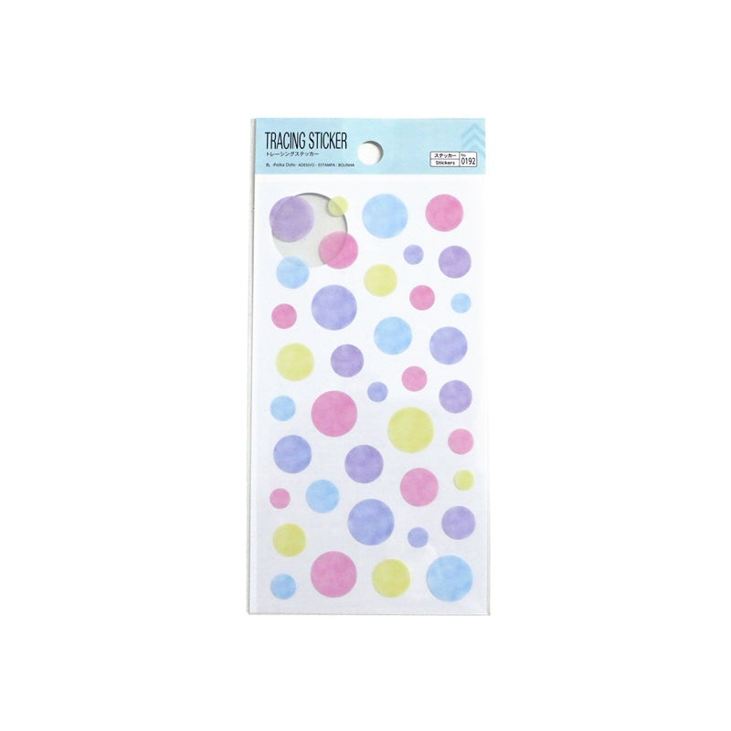Tracing Sticker Polka Dots