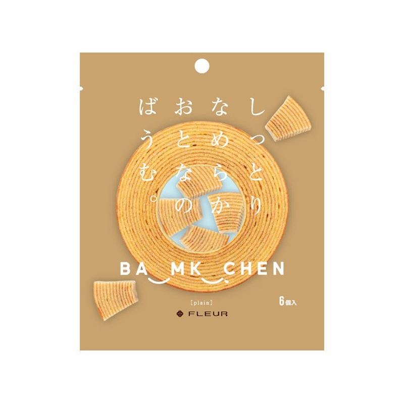 Fleur Moist And Smooth Baumkuchen Plain 6Pieces