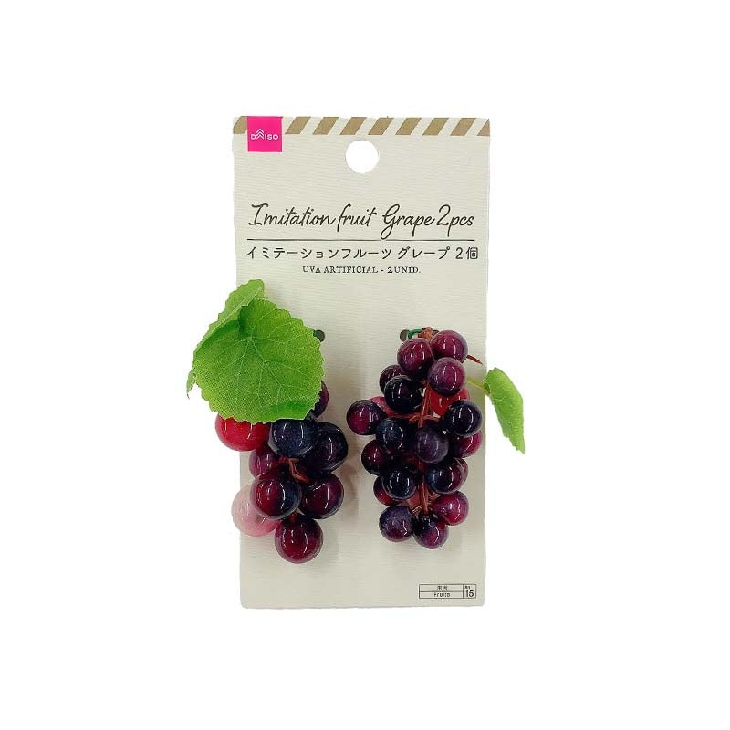 Imitation Fruit Grape 2Pcs