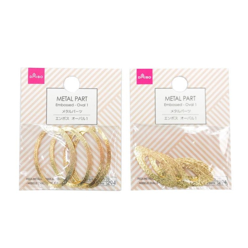 Metal Parts Emboss Oval No.1