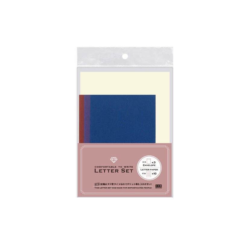 Premium Letter Set  Hammer Tone -10Sheets-Envelope 3-Color Assorted-