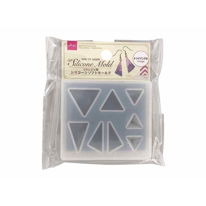 Soft Silicone Mold for UV Resin Triangle