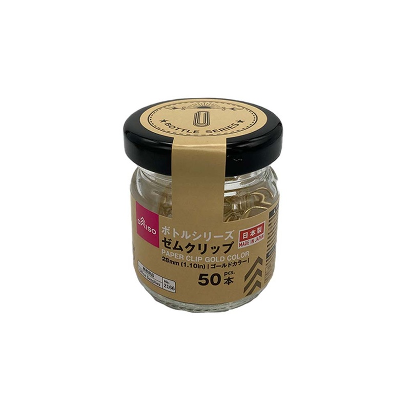 Bottle Series Paper Clip Gold Color 28mm