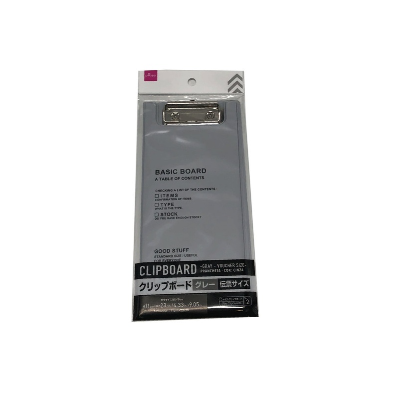 Clipboard Grey Voucher Size