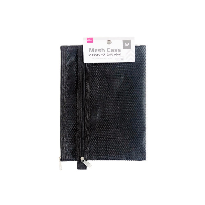 Mesh Case with Twp Pockets A5 Black