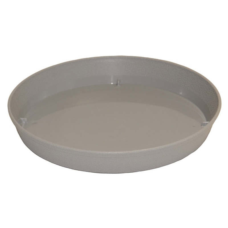 Eco Flowerpot Plate (GrayDia8.26In)