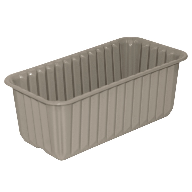 Eco Wave Planter (Gray6.29Inx12.59Inx4.72In)