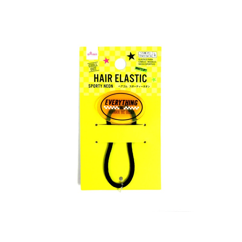 Hair Elastic Sporty Neon