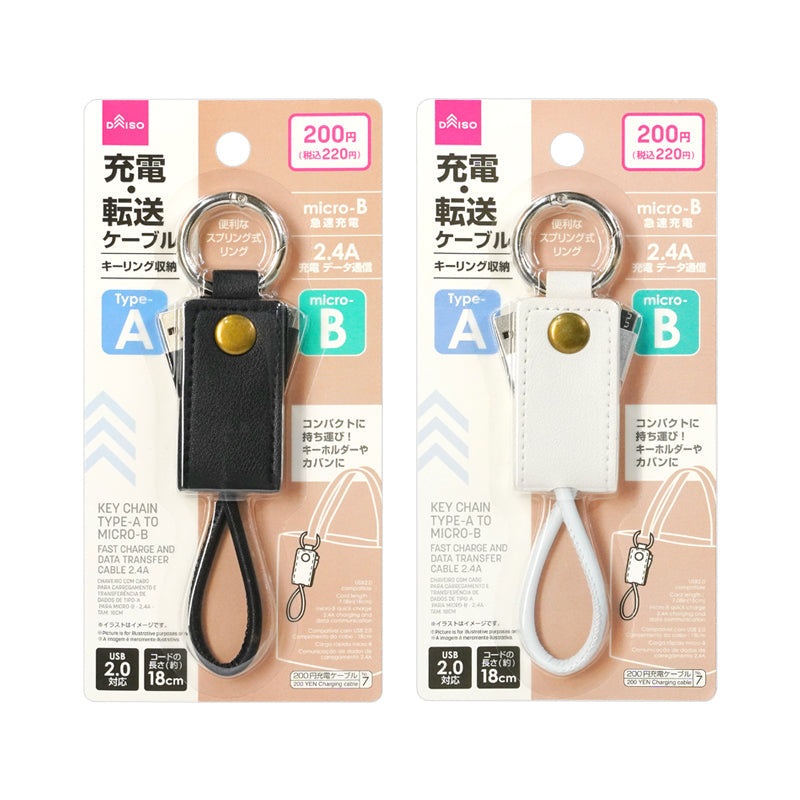 Key Chain Type-A to Micro-B